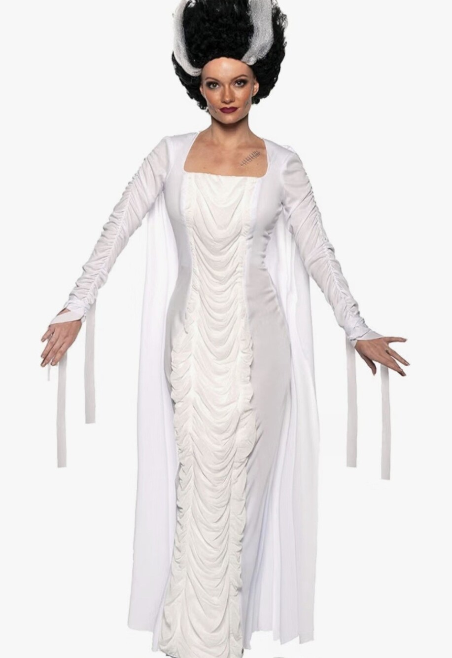 Sexy Bride Of Frankenstein Costume Gown, New In Package - Size Large